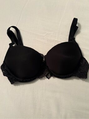 Victoria's Secret Black Lace Push-Up Bra